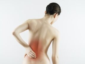 osteochondrosis کی وجہ سے کمر کے نچلے حصے میں درد