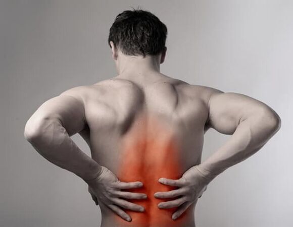 ریڑھ کی ہڈی کے osteochondrosis کی وجہ سے کمر میں درد