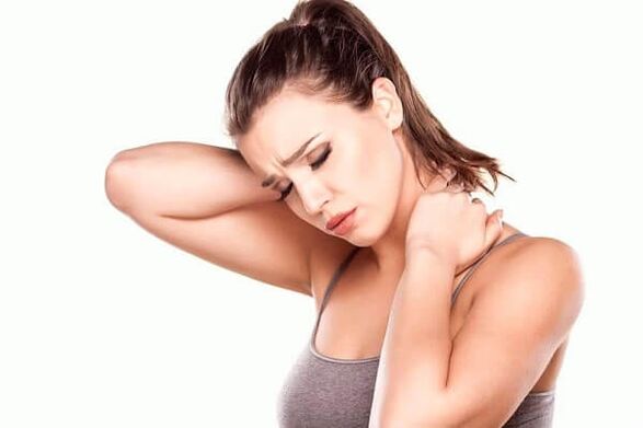ریڑھ کی ہڈی کے osteochondrosis کی وجہ سے گردن میں درد